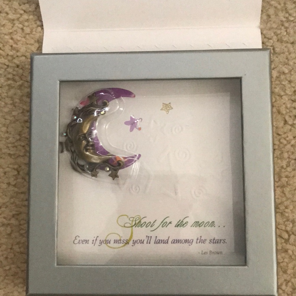 Moon & Star Pin/Brooch NIB
